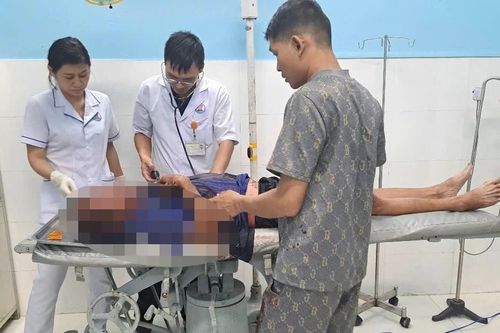 Công an phường An Khê kịp thời đưa người bị nạn đi cấp cứu