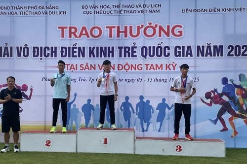 Gia Lai giành 2 huy chương bạc tại Giải vô địch điền kinh trẻ quốc gia 2025