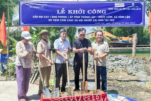 Khởi công xây dựng 2 cầu nông thôn ở xã Vĩnh Lộc