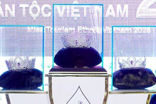 Cận cảnh vương miện hoa hậu lấy cảm hứng từ ruộng bậc thang Tây Bắc
