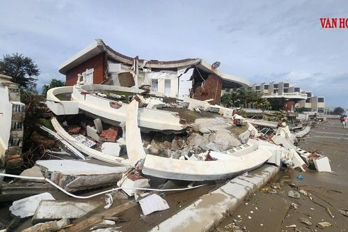 Bộ Xây dựng chỉ đạo làm rõ loạt biệt thự Hoa Tiên Xuân Thành đổ sập sau bão