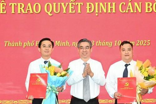 Tiếp nhận, bổ nhiệm Thư ký đồng chí Bí thư Trung ương Đảng, Bí thư Thành ủy TPHCM