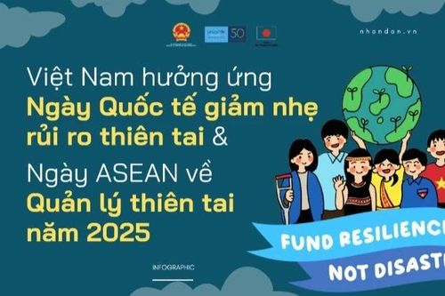Việt Nam hưởng ứng Ngày Quốc tế giảm nhẹ rủi ro thiên tai và Ngày ASEAN về Quản lý thiên tai năm 2025