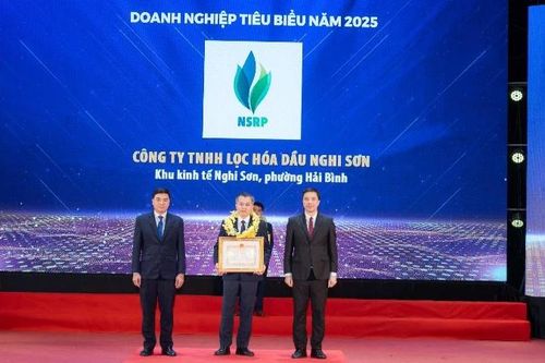 NSRP - Điểm sáng tại Lễ tôn vinh Doanh nghiệp, Doanh nhân tiêu biểu tỉnh Thanh Hóa năm 2025