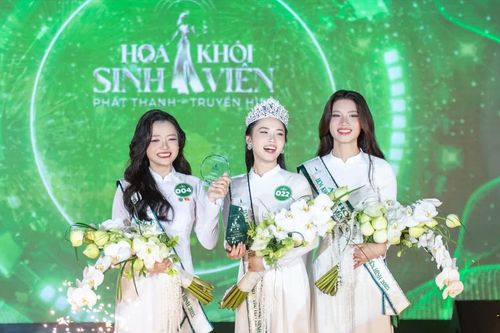 Nguyễn Ngọc Phương Trinh đăng quang Hoa khôi Sinh viên Phát thanh - Truyền hình 2025