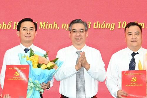 Bổ nhiệm hai Thư ký Bí thư Thành ủy TPHCM Trần Lưu Quang