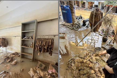 Chủ tiệm muốn ngất vì mất bạc tỷ, tan hoang sau lũ: Tôi sẽ làm lại từ con số âm