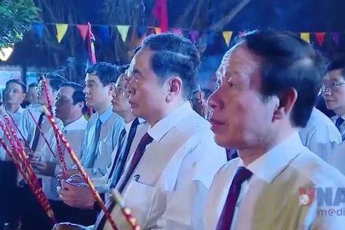 Chủ tịch Quốc hội dự tưởng niệm 725 năm Ngày mất Anh hùng dân tộc Trần Hưng Đạo