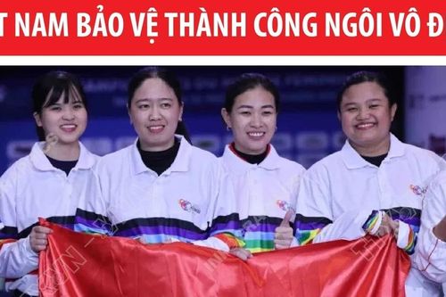 Đánh bại Thái Lan, Việt Nam giành chức vô địch thế giới bi sắt nữ