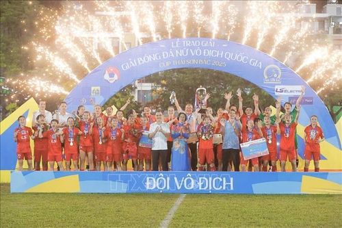 Giải bóng đá nữ Vô địch quốc gia 2025: Đội TP Hồ Chí Minh I bảo vệ thành công ngôi vô địch