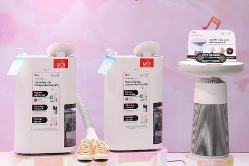 LG gia tăng tiện ích không gian sống với bộ đôi máy lọc không khí và máy hút ẩm mới