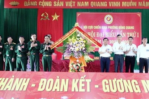 Đại hội đại biểu Hội Cựu chiến binh phường Đông Quang
