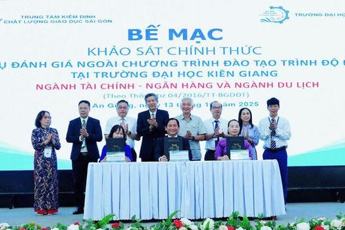 Trường Đại học Kiên Giang có thêm 2 chương trình đào tạo hoàn thành khảo sát kiểm định chất lượng
