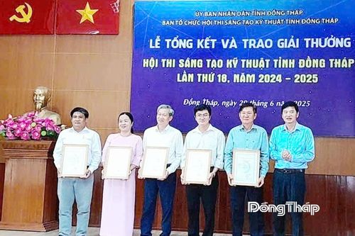 Đồng Tháp: Tiếp tục thúc đẩy tinh thần sáng tạo kỹ thuật trong Nhân dân