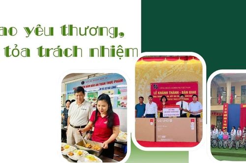 Trao yêu thương, lan tỏa trách nhiệm