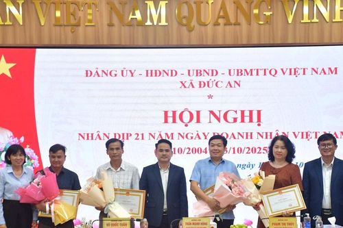Doanh nhân xã Đức An đóng góp gần 125 triệu đồng cho an sinh xã hội