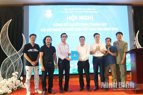 Thành lập Chi hội Nghệ sĩ Nhiếp ảnh Việt Nam tỉnh Ninh Bình