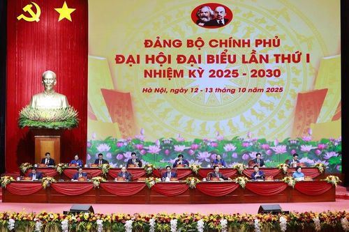 Khai mạc Đại hội đại biểu Đảng bộ Chính phủ lần thứ I