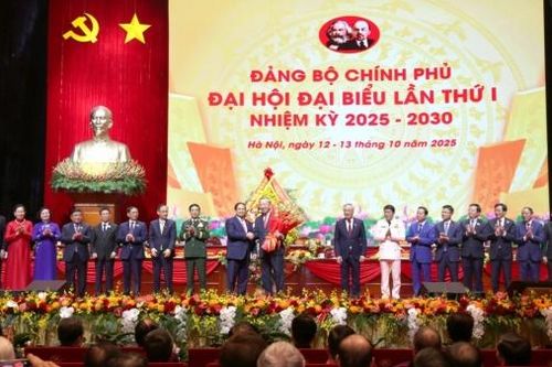 Đại hội đại biểu Đảng bộ Chính phủ lần thứ I thành công tốt đẹp
