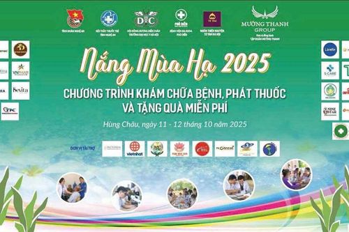 'Nắng Mùa Hạ' 2025 - Hành trình thiện nguyện lan tỏa yêu thương về với quê hương Hùng Châu