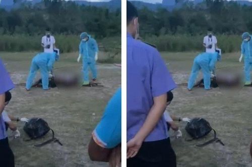Vụ thi thể nam giới lưng đeo ba lô chứa tảng đá 20kg: Ai vừa đến hiện trường nhận dạng?