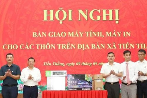 Dấu ấn 100 ngày hoạt động 'hai cấp' tại xã Tiến Thắng