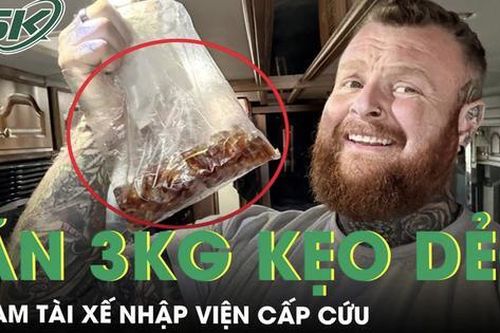 Cấp cứu sau khi ăn 3 kg kẹo dẻo trong 3 ngày