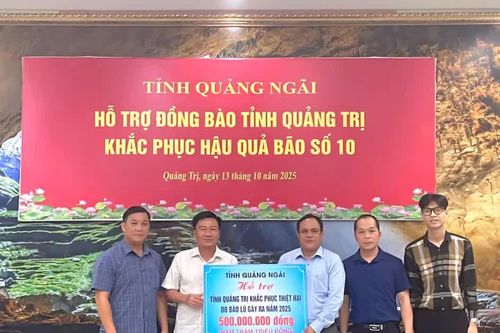 Quảng Ngãi hỗ trợ 3,5 tỷ đồng cho người dân vùng bão lũ