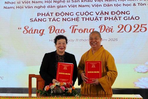 'Sáng đạo trong đời' – Hành trình lan tỏa ánh sáng Phật pháp bằng nghệ thuật