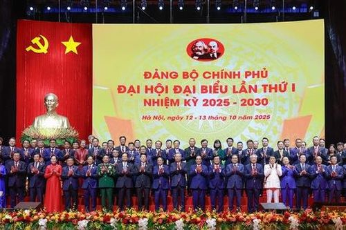 TOÀN CẢNH: ĐẠI HỘI ĐẠI BIỂU ĐẢNG BỘ CHÍNH PHỦ LẦN THỨ NHẤT