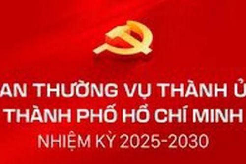Danh sách nhân sự Ban Thường vụ Thành ủy TPHCM nhiệm kỳ 2025-2030