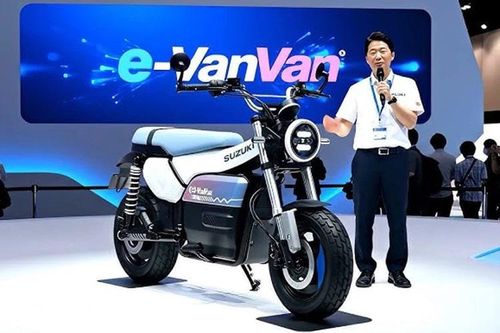 Suzuki VanVan 1970s được 'tái sinh' thành xe máy chạy điện e-VanVan