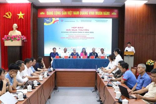 18 quốc gia, vùng lãnh thổ tham gia Giải đua thuyền Rowing vô địch Châu Á