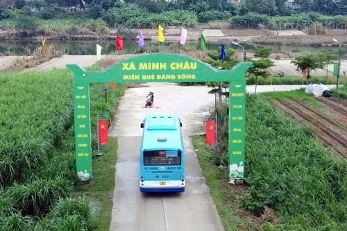 Tuyến buýt kết nối xã đảo duy nhất tại Hà Nội chính thức vận hành