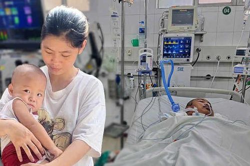 Chồng nguy kịch vì biến chứng sau tai nạn, vợ mang bầu ôm con nhỏ cầu cứu