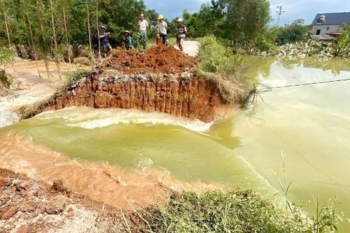 Bắc Ninh: Các xã chủ động xả lũ, tiêu úng tại khu vực trũng thấp ven sông