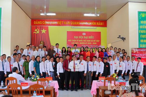 Đồng chí Lê Trọng Nhân giữ chức Chủ tịch Ủy ban Mặt trận Tổ quốc xã Mỹ Hiệp