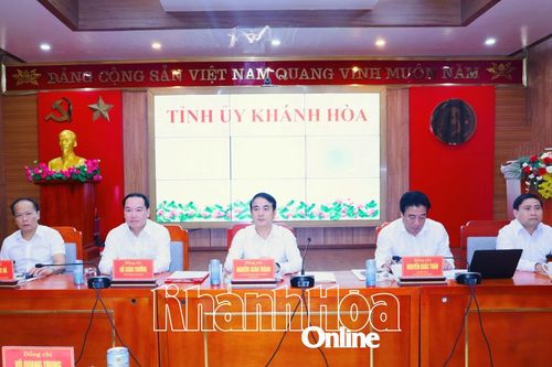 Tỉnh ủy Khánh Hòa tổ chức các hội nghị thực hiện quy trình công tác cán bộ