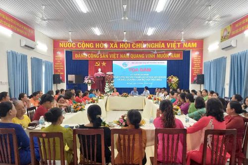 Hội Liên hiệp Phụ nữ phường Ba Ngòi tổ chức tọa đàm kỷ niệm Ngày Phụ nữ Việt Nam 20-10