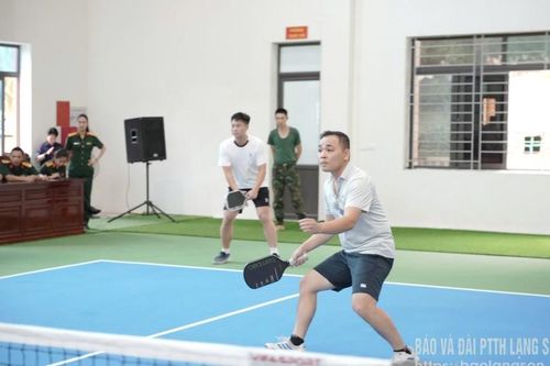 Giao lưu Pickleball chào mừng 80 năm Ngày thành lập lực lượng vũ trang Quân khu I