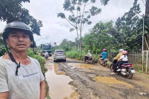 Đường liên xã Bảo Lâm 2 - Hòa Ninh xuống cấp nghiêm trọng