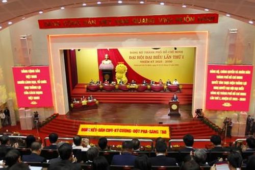Khai mạc Đại hội đại biểu Đảng bộ TP.HCM lần thứ I, nhiệm kỳ 2025 - 2030