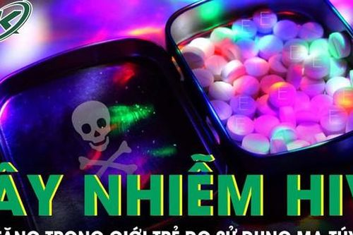 Cảnh báo gia tăng nguy cơ lây nhiễm HIV trong giới trẻ do sử dụng ma túy, chất kích thích