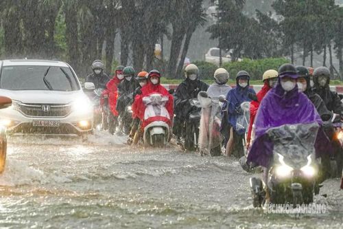 Các tuyến phố ở Hà Nội có nguy cơ ngập do cơn mưa sáng 14/10
