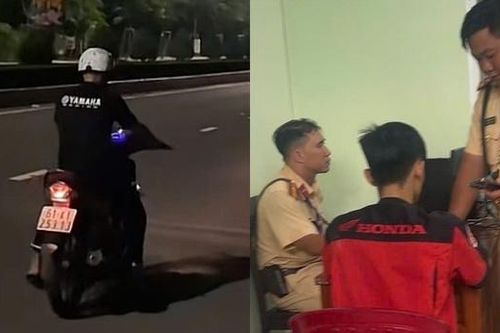 Thanh niên 'bốc đầu' xe khoe TikTok bị phạt tiền, tịch thu phương tiện
