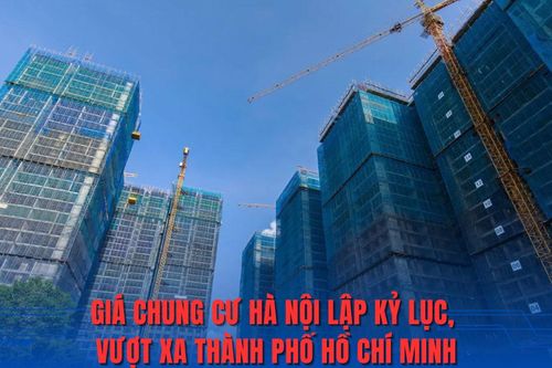 Giá chung cư Hà Nội lập kỷ lục, vượt xa TP Hồ Chí Minh