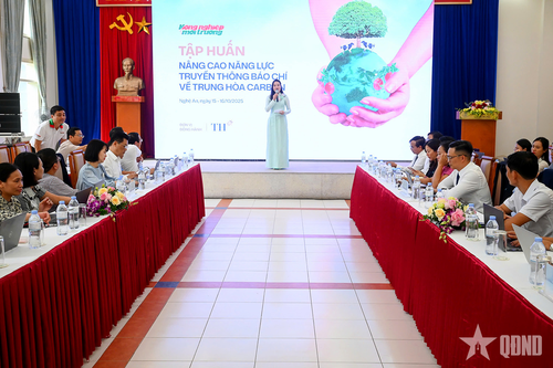 Nâng cao năng lực truyền thông báo chí về trung hòa carbon