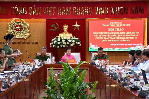 Đóng góp hoàn thiện các dự án luật do Bộ Công an soạn thảo