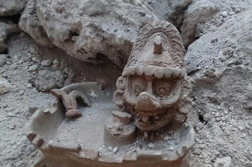 Tượng thần K'awiil Maya được phát hiện, lộ bí mật ngàn năm