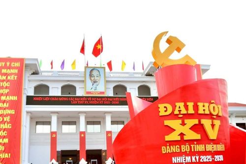 Hình ảnh khai mạc Đại hội Đảng bộ tỉnh Điện Biên lần thứ XV